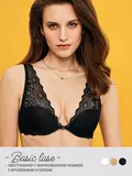 Бюстгальтер с формованной чашкой minimi lace 2141 nero, , 70C, MINIMI, - 1
