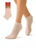 Короткие женские носки omsa eco 253 beige, , 39-41 (25-27), OMSA, - 1