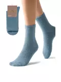 Женские «пушистые» зимние носки omsa comfort 350 jeans, , 35-38 (23-25), OMSA, - 1