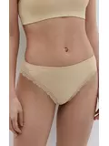 Женские трусы слипы в рубчик minimi 2241s french chic slip alto beige, , 48/50 (L/XL), MINIMI, - 1