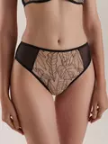 Трусы танга с высокой линией талии conte tattoo tp6214 черный, , 102/L, CONTE, - 1