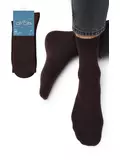 Мужские зимние носки omsa comfort 301 moka melange, , 45-47 (29-31), OMSA, - 1