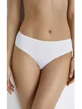 Трусы женские «слипы» c высокой линией талии omsa omd 2221s soft slip midi bianco, , 50 (XL), OMSA, - 1