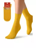 Женские высокие носки omsa eco 254 giallo, , 39-41 (25-27), OMSA, - 1