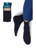 Мужские классические всесезонные носки omsa eco 401 blu, , 42-44 (27-29), OMSA, - 1