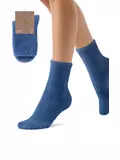 Женские «пушистые» зимние носки omsa comfort 352 jeans, , 35-38 (23-25), OMSA, - 1