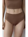 Женские трусы-слипы в рубчик minimi 2221s french chic slip midi cappuccino, , 46/48 (M/L), MINIMI, - 1