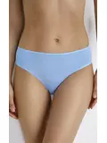 Трусы женские «слипы» c высокой линией талии omsa omd 2221s soft slip midi cielo, , 50 (XL), OMSA, - 1