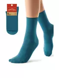 Женские высокие носки omsa eco 254 acqua, , 39-41 (25-27), OMSA, - 1