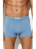Бесшовные мужские трусы «боксеры» omsa omu 2221s stripes vi blu сhiaro, , 50 (XL), OMSA, - 1