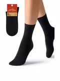 Женские высокие носки omsa eco 254 nero, , 39-41 (25-27), OMSA, - 1
