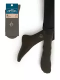 Мужские высокие классические носки c рисунком omsa eco 409 militari, , 45-47 (29-31), OMSA, - 1