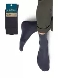 Мужские классические носки omsa eco 403 grigio scuro, , 42-44 (27-29), OMSA, - 1