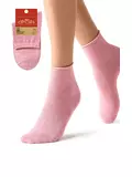 Женские высокие носки с люрексом omsa eco 256 rosa melange, , 39-41 (25-27), OMSA, - 1