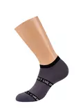 Женские укороченные носки c контрастным принтом minimi sport chic 4300 grigio, , 39-41 (25-27), MINIMI, - 1