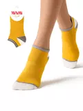 Женские укороченные носки minimi trend 4204 giallo, , 39-41 (25-27), MINIMI, - 1