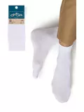 Мужские классические всесезонные носки omsa eco 401 bianco, , 42-44 (27-29), OMSA, - 1