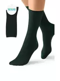 Женские носки c фактурным рисунком «лапша» minimi fresh 4103 verde foresta, , 35-38 (23-25), MINIMI, - 1