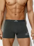 Трусы мужские omsa omu 1234-24b new year grigio scuro melange, , 46 (M), OMSA, - 1