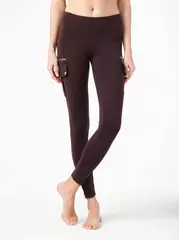 Леггинсы женские conte infanta brown, , 170-90/XS, CONTE ELEGANT, - 3