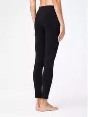 Моделирующие женские леггинсы с высокой посадкой и молниями leonarda nero, , 170-90/XS, CONTE ELEGANT, - 4