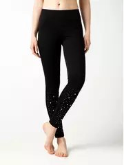 Ультрамодные джеггинсы с россыпью из стразов silvia nero, , 170-94/S, CONTE ELEGANT, - 3