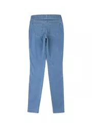 Ультрамодные джеггинсы с россыпью из стразов alany new blue-denim, , 170-90/XS, CONTE ELEGANT, - 6
