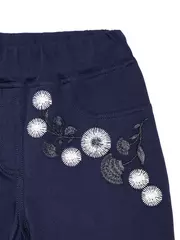 Ультраэластичные джеггинсы с металлической вышивкой flores marino, , 170-90/XS, CONTE ELEGANT, - 5