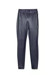 Ультрамягкие леггинсы из искусственной кожи с термоэффектом elite marino, , 170-102/L, CONTE ELEGANT, - 3