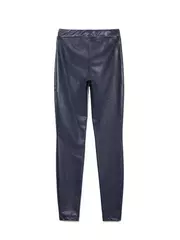 Ультрамягкие леггинсы из искусственной кожи с термоэффектом elite marino, , 170-102/L, CONTE ELEGANT, - 4