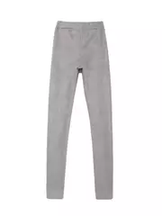 Леггинсы женские из искусственной замши с высокой посадкой conte desire lux silver cloud, , 170-90/XS, CONTE ELEGANT, - 4