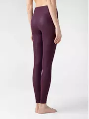 Моделирующие женские леггинсы miss conte с высокой посадкой из искусственной кожи amaranth, , 170-102/L, CONTE ELEGANT, - 2