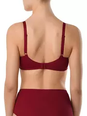 Бюстгальтер c чашками на дубляже с хлопком на каркасах city style rb5015 бордо, , 70D, CONTE ELEGANT, - 2