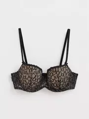 Бюстгальтер «балконет» с мягкой чашкой voile rb5107 черный, , 70E, CONTE ELEGANT, - 6