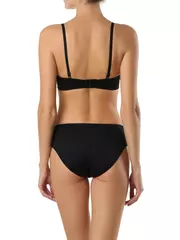 Бюстгальтер «балконет» с мягкой чашкой voile rb5107 черный, , 70E, CONTE ELEGANT, - 4