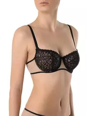 Бюстгальтер «балконет» с мягкой чашкой conte venus tb6078 черный, , 70C, CONTE ELEGANT, - 1