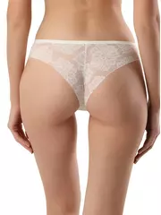 Бесшовные женские трусы «танга» с низкой линией талии eva rp6054 приглушенно-белый, , 90/XS, CONTE ELEGANT, - 2