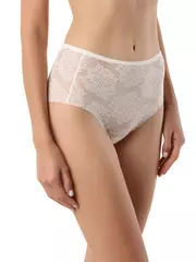 Бесшовные женские трусы «слипы» с высокой линией талии eva rp2052 приглушенно-белый, , 106/XL, CONTE ELEGANT, - 1