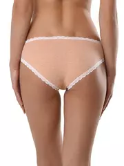 Трусы женские conte "бикини" vintage lb 779 (в коробке) peach-white, , 90/XS, CONTE ELEGANT, - 2
