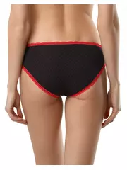 Трусы женские "бикини" lazy days conte lb 1003 (в коробке) black-red, , 90/XS, CONTE ELEGANT, - 2