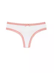 Трусы женские "стринг" lazy days conte lst 1004 (в коробке) white-dusty rose, , 90/XS, CONTE ELEGANT, - 3