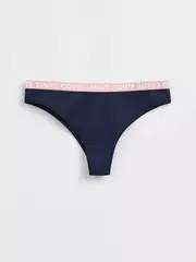 Трусы женские «бразилиана» из премиального хлопка energy lbr 1294 deep blue, , 90/XS, CONTE ELEGANT, - 4