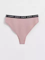 Трусы женские «бразилиана» из премиального хлопка energy lbr 1295 wood rose, , 90/XS, CONTE ELEGANT, - 2