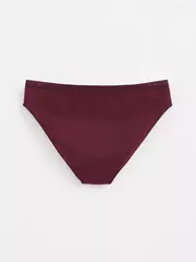 Трусы женские «бикини» из премиального хлопка classic basic lb 1347 bordo, , 90/XS, CONTE ELEGANT, - 2