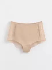 Трусы женские «бикини» из хлопка с итальянским кружевом demure lb 1277 skin, , 90/XS, CONTE ELEGANT, - 3