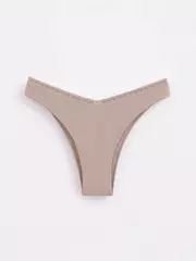 Трусы женские "бразилиана" с v-образной линией талии classic basic lbr 1348 cappuccino, , 90/XS, CONTE ELEGANT, - 1
