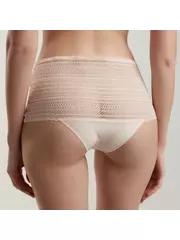 Трусы женские "брифы" с высокой линией талии vintage rp1073 миндаль, , 90/XS, CONTE ELEGANT, - 2
