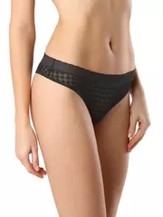 Трусы женские танга body couture conte rp6114 черный, , 102/L, CONTE ELEGANT, - 1