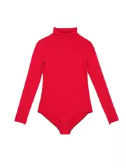 Женская боди-водолазка из вискозы lbd 1029 flame red, , 164-100-106/XL, CONTE ELEGANT, - 5