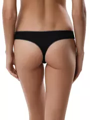 Трусы женские conte "стринг" delight lst 771 (в коробке) nero, , 90/XS, CONTE ELEGANT, - 2